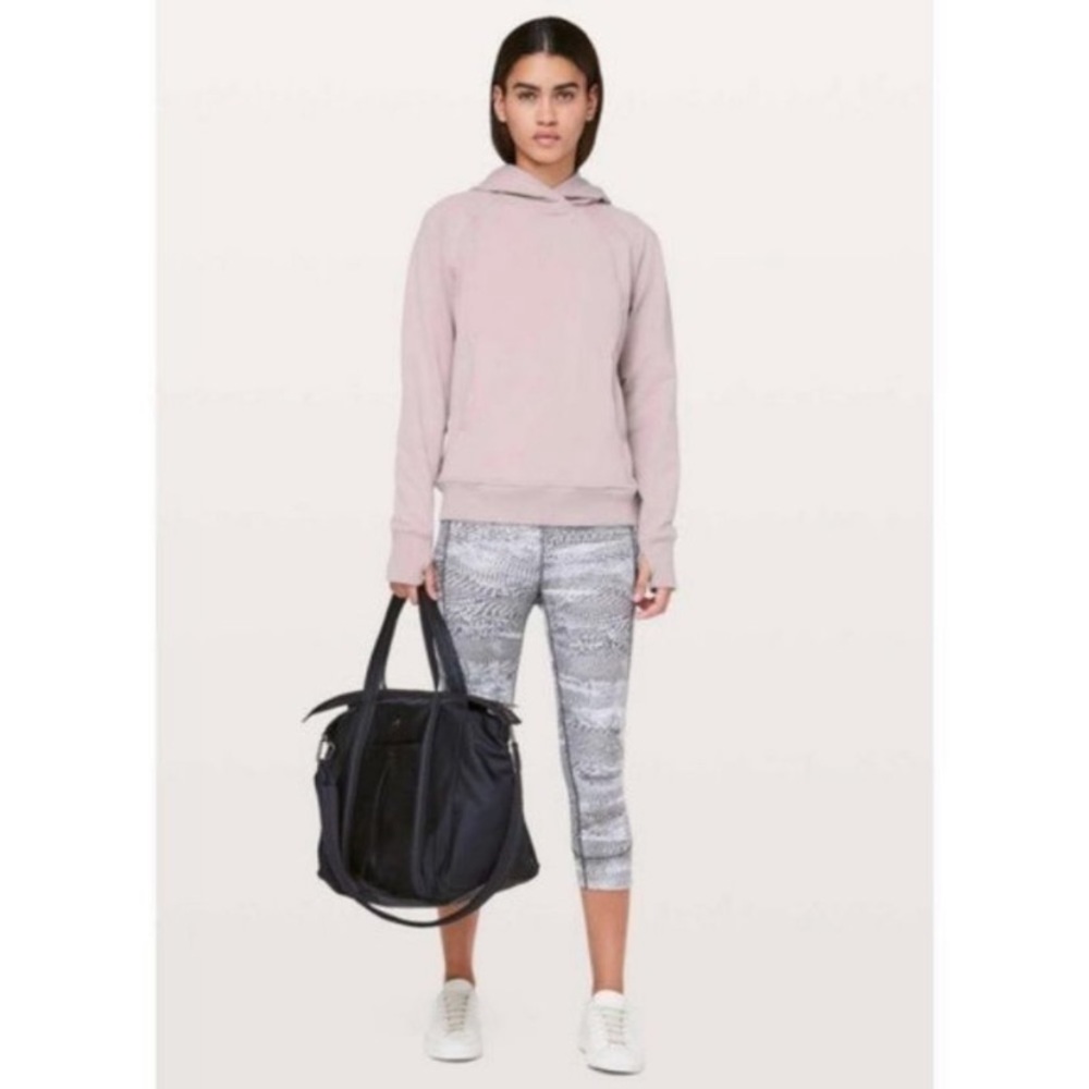 Lululemon Scuba Hoodie Smoky Blush Pullover sz 6